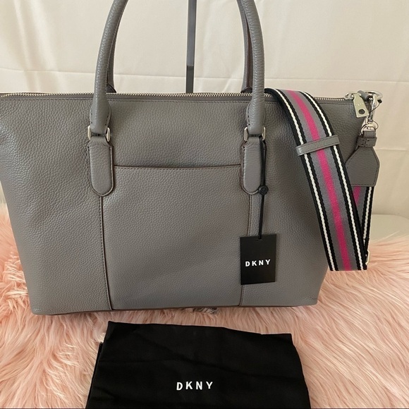 BNWT DKNY Erin Leather Crossbody Satchel - Picture 4 of 10